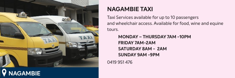 Nagambie Taxi